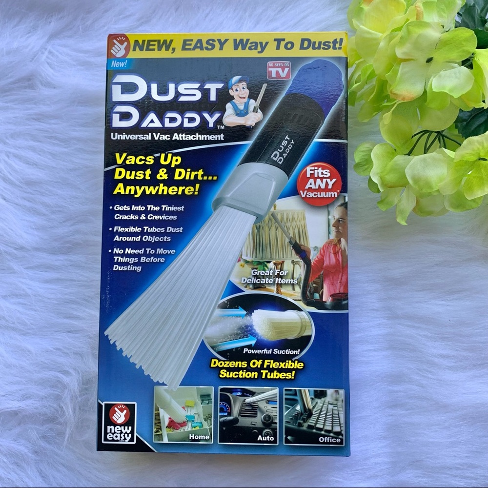 Ontel Dust Daddy Universal Vacuum Cleaner Attachment Dust & Dirt Remover